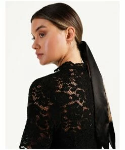 Collection Black Ribbon Hair Tie -RAY-BAN Online Store 851188510 851189500 2 1 720x928