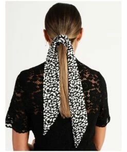 Collection Black Patent Ribbon Hair Tie -RAY-BAN Online Store 851188510 851189680 4 720x928