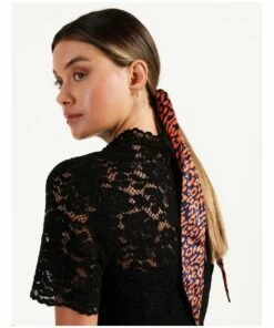 Collection Orange Ribbon Hair Tie -RAY-BAN Online Store 851188510 857615860 4 720x928