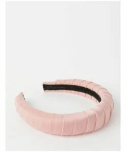 Collection Padded Dusty Pink Satin Headband