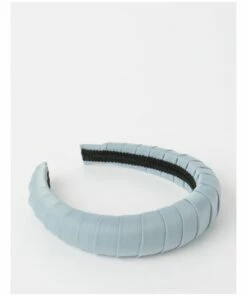 Collection Padded Pale Blue Satin Headband