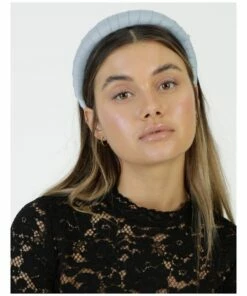 Collection Padded Pale Blue Satin Headband -RAY-BAN Online Store 851324500 851325400 2 1 720x928