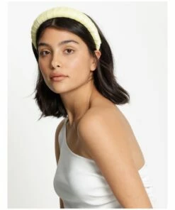 Collection Padded Yellow Satin Headband -RAY-BAN Online Store 851324500 851325490 4 720x928