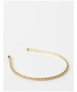 Collection Twisted Metal Gold Headband