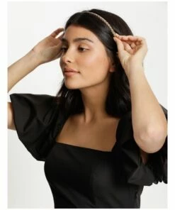 Collection Twisted Metal Gold Headband -RAY-BAN Online Store 851324680 851325850 5 2 720x928