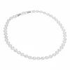 Swarovski Angelic Necklace, Round, White, Rhodium Plated