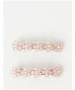 Collection Embellished Pink Hair Clip