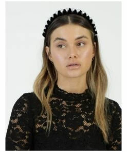 Collection Pearl Black Velvet Headband -RAY-BAN Online Store 852293170 852293620 2 720x928