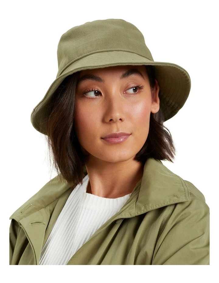 Seed Heritage Linen Blend Bucket Hat 2 Seed Heritage Linen Blend Bucket Hat - Image 2