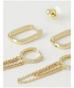 Piper Gold Earring 3 Pairs Multipack -RAY-BAN Online Store 852988690 5 720x928