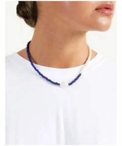 Piper Spliced Blue Real Pearl Necklace -RAY-BAN Online Store 852988960 4 720x928