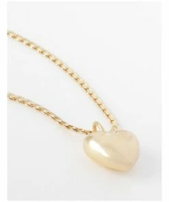 Piper Gold Puffy Heart Necklace -RAY-BAN Online Store 852989410 5 720x928