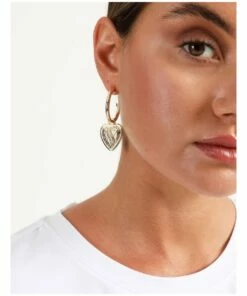 Piper Gold Filigree Heart Earring -RAY-BAN Online Store 852989500 4 720x928