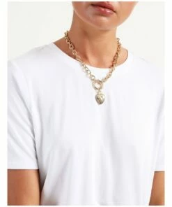 Piper Gold Heart Charm Necklace 9 Piper Gold Heart Charm Necklace -RAY-BAN Online Store 852989590 4 720x928