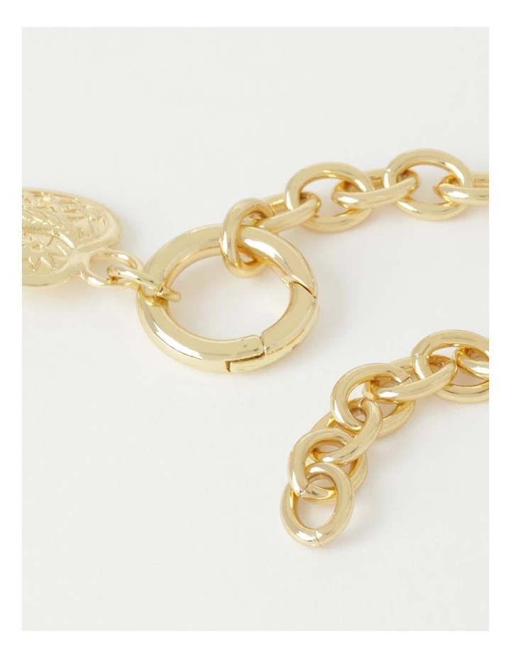 Piper Gold Heart Charm Necklace 3 Piper Gold Heart Charm Necklace - Image 3