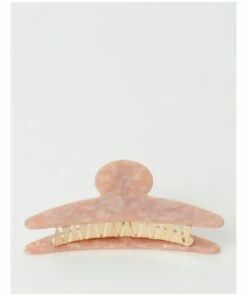Piper Large Pink Resin Claw Clip