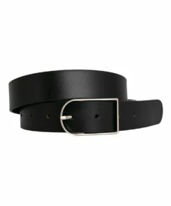 Basque Olinda Black Leather Belt