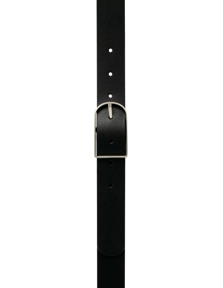 Basque Olinda Black Leather Belt 3 Basque Olinda Black Leather Belt - Image 3