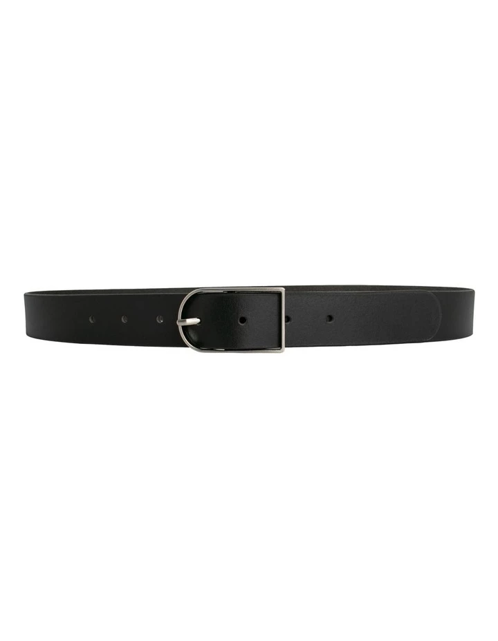 Basque Olinda Black Leather Belt 4 Basque Olinda Black Leather Belt - Image 4
