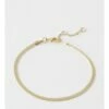 Basque Fine Snake Chain Gold Bracelet