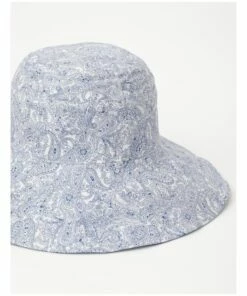 Trent Nathan Printed Lining Blue Bucket Hat -RAY-BAN Online Store 855518770 855519130 4 720x928