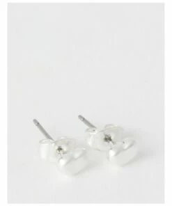 Trent Nathan Bean Silver Stud Earring