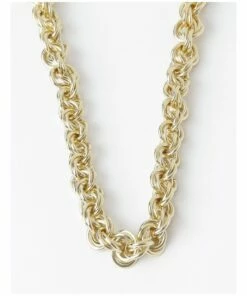Trent Nathan Hollow Rope Gold Chain Necklace
