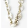 Trent Nathan Chunky Camel Acrylic Necklace