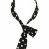 Morgan & Taylor Polka Dot With Pearls Black Headband