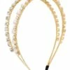 Morgan & Taylor Crystal And Pearl White Headband