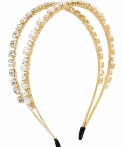 Morgan & Taylor Crystal And Pearl White Headband