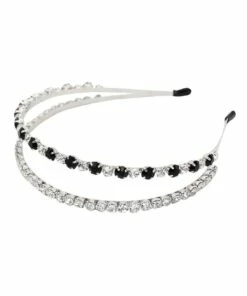 Morgan & Taylor Crystal And Pearl Black Headband -RAY-BAN Online Store 855833320 855834580 3 720x928