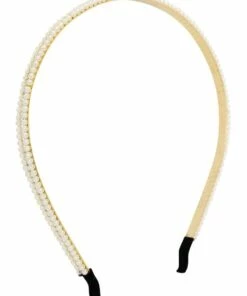 Morgan & Taylor Gold/Pearl Metal Headband
