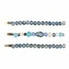 Morgan & Taylor Crystal And Stones Aqua Hair Clip Set