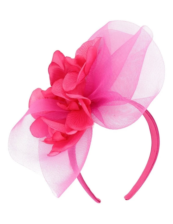 Morgan & Taylor Crin Pink Flower Fascinator 1 Morgan & Taylor Crin Pink Flower Fascinator