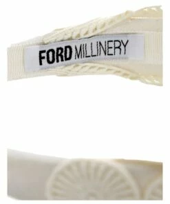 FORD MILLINERY Cream Textured Embroidery Style Headband 7 FORD MILLINERY Cream Textured Embroidery Style Headband -RAY-BAN Online Store 856129960 4 720x928