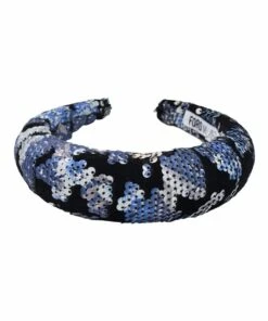 FORD MILLINERY Black Velvet And Sequin Headband 6 FORD MILLINERY Black Velvet And Sequin Headband -RAY-BAN Online Store 856130410 3 720x928