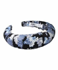 FORD MILLINERY Black Velvet And Sequin Headband 7 FORD MILLINERY Black Velvet And Sequin Headband -RAY-BAN Online Store 856130410 4 720x928