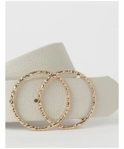 Miss Shop Double Circle Ivory Buckle Belt -RAY-BAN Online Store 856140040 3 720x928