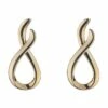 Gregory Ladner Gold Ribbon Stud Earring