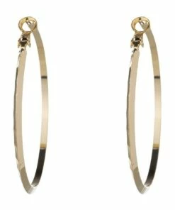 Gregory Ladner Fine Big Gold Hoop Earring