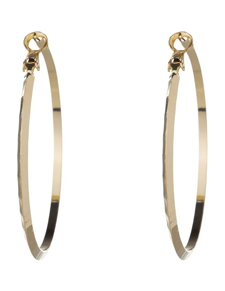 Gregory Ladner Fine Big Gold Hoop Earring 1 Gregory Ladner Fine Big Gold Hoop Earring