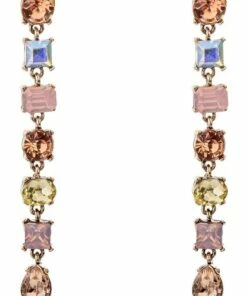 Gregory Ladner Multi Stone Long Drop Blush Earring