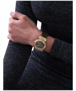 Guess Reveal Gold Stainless Steel Skeleton Watch -RAY-BAN Online Store 858057490 6 720x928