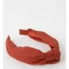 Piper Rust Knot Turban Headband