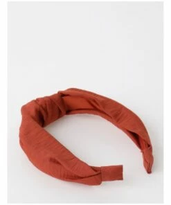 Piper Rust Knot Turban Headband -RAY-BAN Online Store 858114820 858117430 3 720x928
