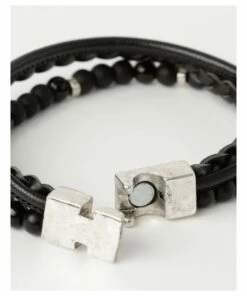 Blaq Layered Beaded Black Bracelet -RAY-BAN Online Store 859195000 5 720x928