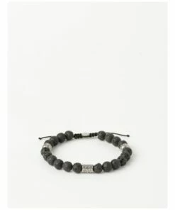 Blaq Beaded Black Single Bracelet