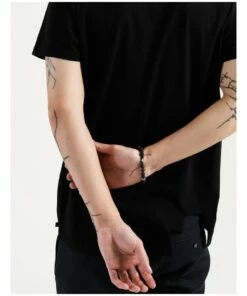 Blaq Beaded Black Single Bracelet -RAY-BAN Online Store 859195450 6 720x928