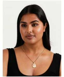 Piper Stone Pendant Gold/White Necklace -RAY-BAN Online Store 859300570 4 720x928